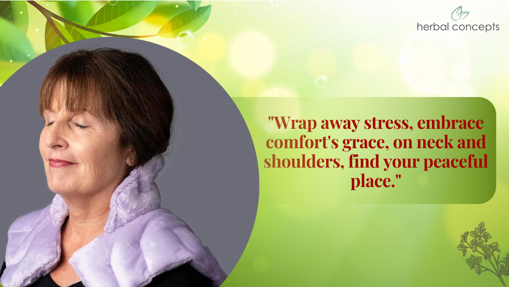 Relax and Unwind with Herbal Concepts' Heated Neck and Shoulder Wrap
