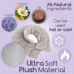 Soothing Herbal Neck & Shoulder Wrap – Hot/Cold Aromatherapy Soothing Herbal Neck & Shoulder Wrap – Hot/Cold Aromatherapy