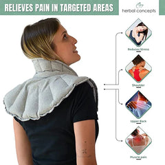 Soothing Herbal Neck & Shoulder Wrap – Hot/Cold Aromatherapy Soothing Herbal Neck & Shoulder Wrap – Hot/Cold Aromatherapy