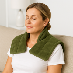 Soothing Herbal Neck & Shoulder Wrap – Hot/Cold Aromatherapy Soothing Herbal Neck & Shoulder Wrap – Hot/Cold Aromatherapy
