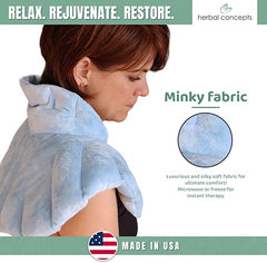 Soothing Herbal Neck & Shoulder Wrap – Hot/Cold Aromatherapy Soothing Herbal Neck & Shoulder Wrap – Hot/Cold Aromatherapy