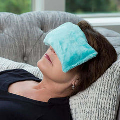 Eye Pillow Hot/Cold Aromatherapy Rectangular Shaped with 12 Herbs & Essential Oil Eye Pillow - Herbal Concept
