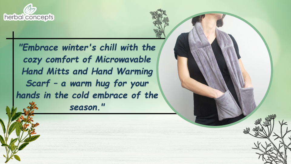 Winter's Embrace: Unveiling the Cozy Comfort of Microwavable Hand Mitts and Hand Warming Scraf