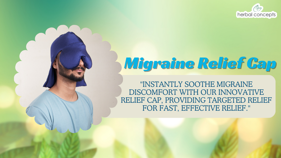 Relief From Experience Instant Relief with a Migraine Relief Cap – Herbal Concept