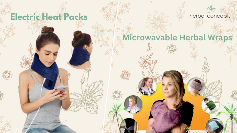 Natural Wraps Heat Battle Royale: Electric Packs vs. Herbal Wraps – Herbal Concept