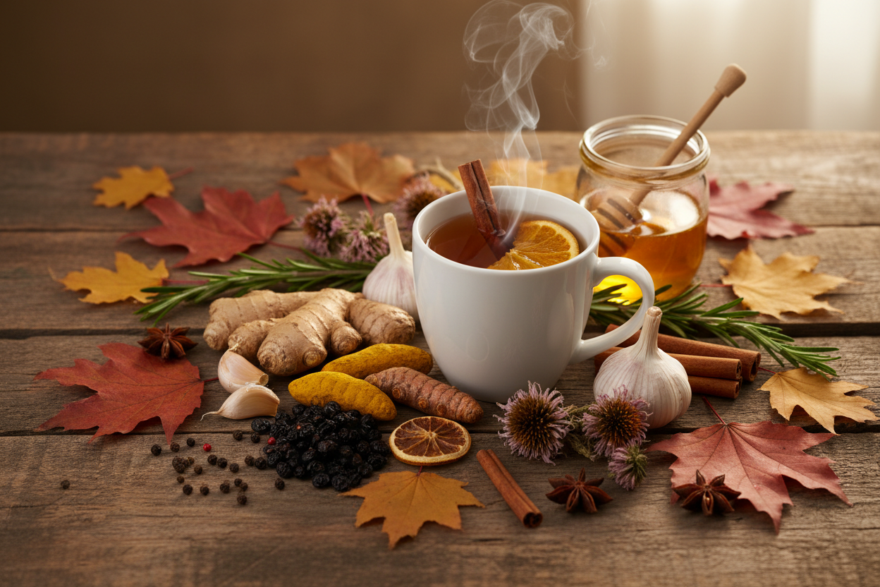 Immune Boosting Herbs and Spices for Autumn Wellness: Natural Ways to Strengthen Your Immunity