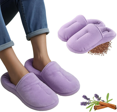 Comfort Slippers Hot/Cold Aromatherapy with 12 Herbs & Essential Oil