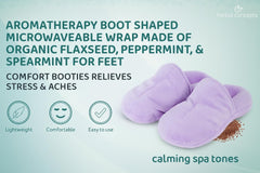 Comfort Slippers Hot/Cold Aromatherapy with 12 Herbs & Essential Oil