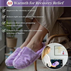 Comfort Slippers Hot/Cold Aromatherapy with 12 Herbs & Essential Oil