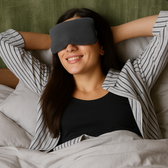 Eye Pillow Hot/Cold Aromatherapy Rectangular Shaped with 12 Herbs & Essential Oil