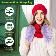 Comfort Mitts Hot/Cold Aromatherapy Microwaveable Hand Wrap for Soothing Relief of Sore Hands and Swelling